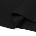 Baskılı Oversize Bisiklet Yaka T-shirt - Siyah