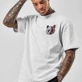 Baskılı Oversize T-Shirt - Beyaz -