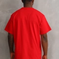 Baskılı Oversize T-Shirt - Kırmızı -