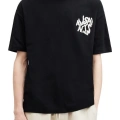 Baskılı Oversize T-shirt - Siyah -