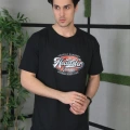 Baskılı Oversize T-Shirt - Siyah -