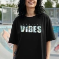 Baskılı Oversize T-shirt - Siyah