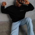 Baskılı Sweat - Siyah -
