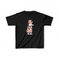 Baskılı T-Shirt - Siyah -
