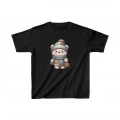 Baskılı T-Shirt - Siyah -