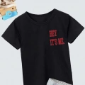 Baskılı T-Shirt - Siyah -