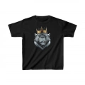 Baskılı T-Shirt - Siyah -