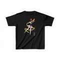 Baskılı T-Shirt - Siyah -