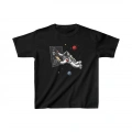 Baskılı T-Shirt - Siyah -