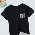 Baskılı T-Shirt - Siyah -