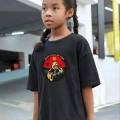 Baskılı T-Shirt - Siyah -