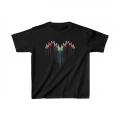 Baskılı T-Shirt - Siyah -