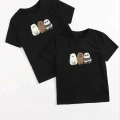 Baskılı T-Shirt - Siyah -