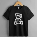 Baskılı T-Shirt - Siyah -