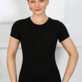 Bayan Kısa Kol Body Siyah