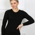 Bayan Uzun Kol Body Siyah