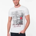 Berrak Erkek  Köprü Baskılı T-shirt 1047