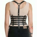 Beşli Bağlamalı Deri Göğüs Harness - 630
