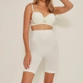Beyaz  3005 Soft Uzun Paçalı Boxer Korse