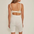 Beyaz  3005 Soft Uzun Paçalı Boxer Korse