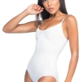 Beyaz Desenli Body Korse