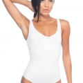Beyaz Kalın Askılı Body Korse