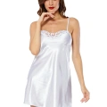 Beyaz Saten Gecelik - M-267