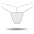Beyaz Transparan Tül String Tanga TM0368