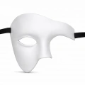 Beyaz Yarım Erkek Maske