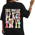 Bisiklet Yaka Baskılı T-shirt - Siyah