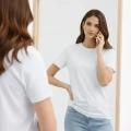 Bisiklet Yaka Tişört Regular Kalıp Basic Pamuklu Günlük Kullanım T-shirt - Beyaz
