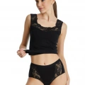 Black Spade Kadın Slip Private Lace Maxi 1316