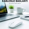 Bluetooth Kablosuz Wireless Mouse Şarjlı Sessiz Ergonomik 5000 Dpı Fare