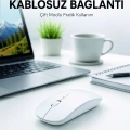 Bluetooth Kablosuz Wireless Mouse Şarjlı Sessiz Ergonomik 5000 Dpı Fare