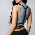 Body Üzeri Sexy Deri Harness - 198