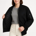 Bomber Mont Ceket Siyah -