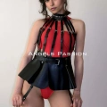 Büstiyer Etek, Büstiyer Deri Harness - 998