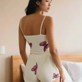 Butterfly Dream Askılı Şortlu Pijama Takımı