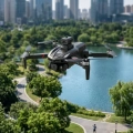 Canlı Görüntü Aktarımlı Çift Kameralı Uzaktan Kumandalı Drone