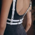 Choker Detaylı Şık Göğüs Kemer - 990