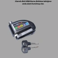 Çift Modlu 110db Alarmlı Disk Kilidi Suya Dayanıklı