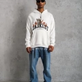 DANKES Baskılı Kapüşonlu Sweat - Beyaz -