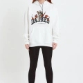 DANKES Baskılı Kapüşonlu Sweat - Beyaz -