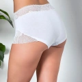 Dantel Detaylı Boxer Beyaz