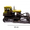 Dekoratif Metal Buldozer Biblo