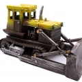 Dekoratif Metal Buldozer Biblo