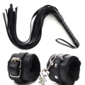 Deri Bileklik Kırbaç Harness Set