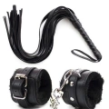 Deri Bileklik Kırbaç Harness Set