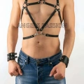 Deri Erkek  Göğüs Üzeri Harness - m80