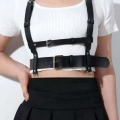 Deri Göğüs Harness Ve Choker-tasma Takım - 959